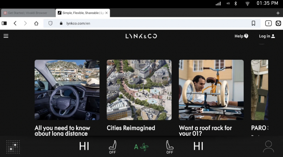 Vivaldi and Lynk & Co